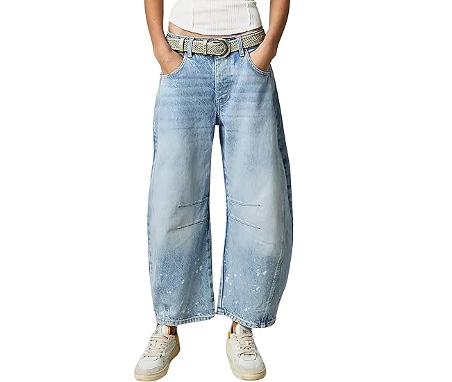 Free People Barrel Jeans - DUPE