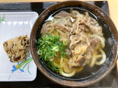 讃岐うどんむらさき肉うどん