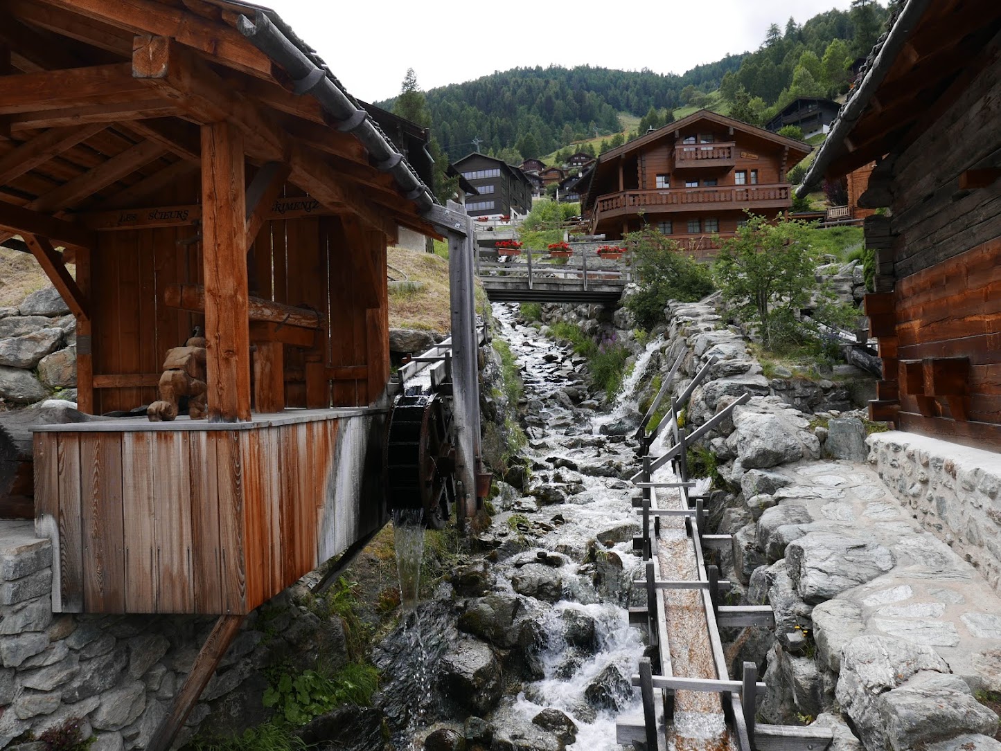 Torrent à Grimentz