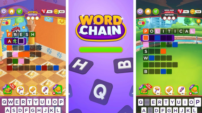 Word Chain Hack Coins Cheat Android IOS
