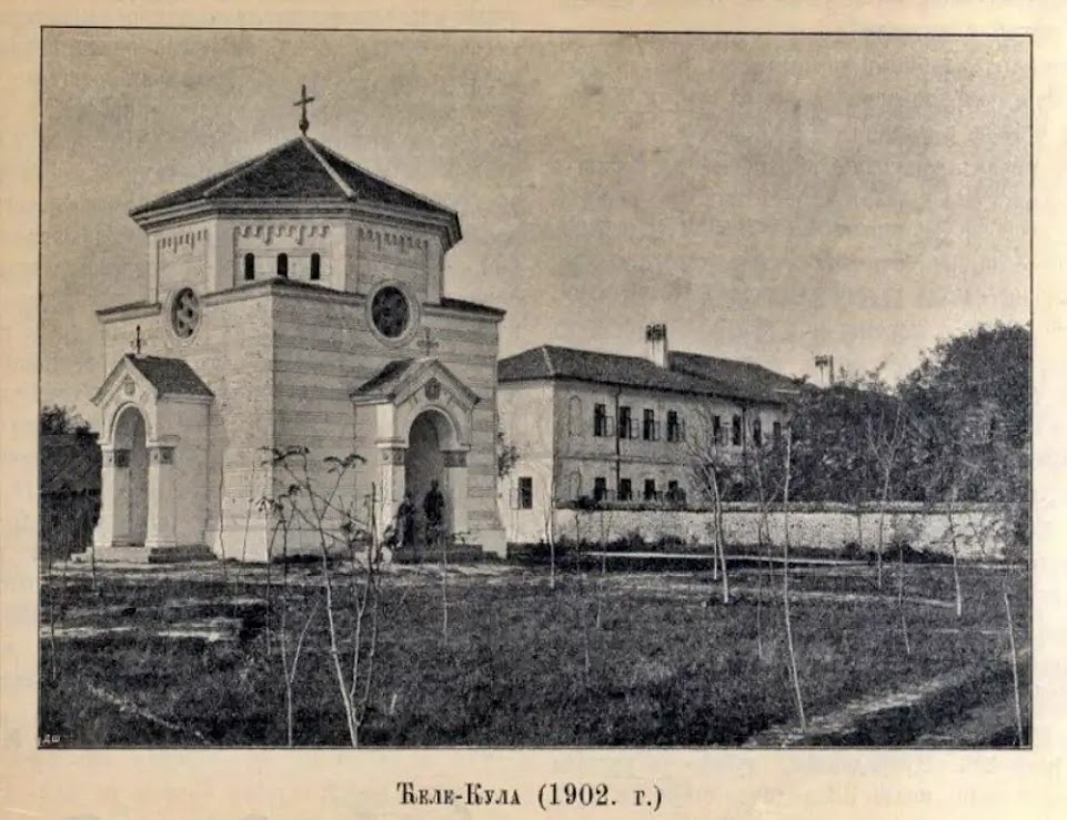 A capela que contém a torre, 1902