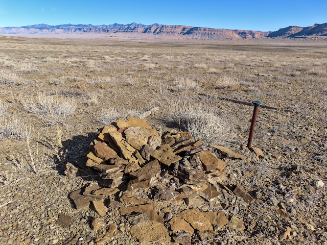 Section marker and cairn