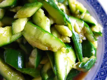 chinese, cold dish, cucumber, recipe, salad, smashed, 拍黃瓜