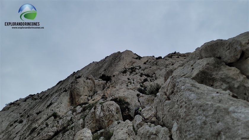 Escalada fácil PEÑON IFACH vía Pany