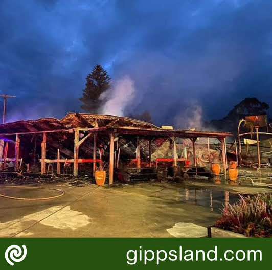 Squire's Cafe - Cann River was devastatingly destroyed by fire in the early hours of this morning, the cafe owner has contributed so much to the community through employment and always supporting local fundraising events and other small businesses