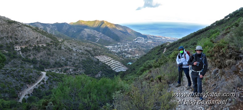 Sierra de Mijas desde Puerto Colorado