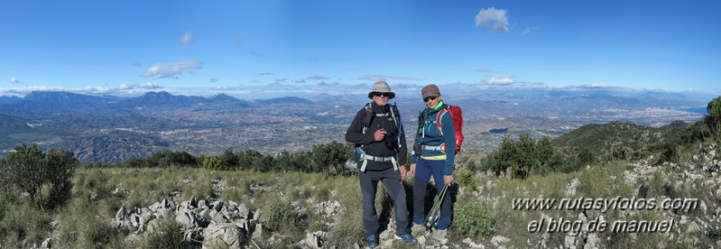 Sierra de Mijas desde Puerto Colorado