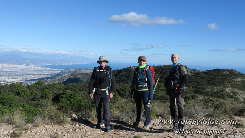 Sierra de Mijas desde Puerto Colorado