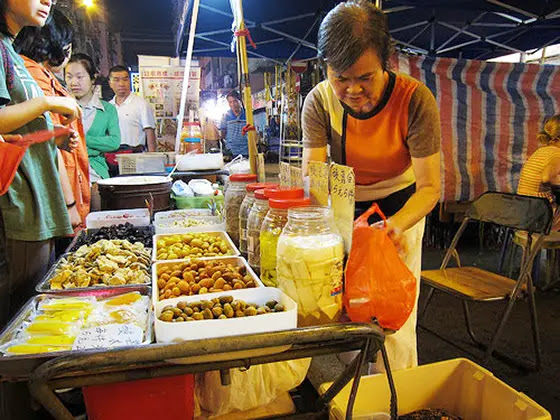 hong kong, hawker, traditional, fruit, candy