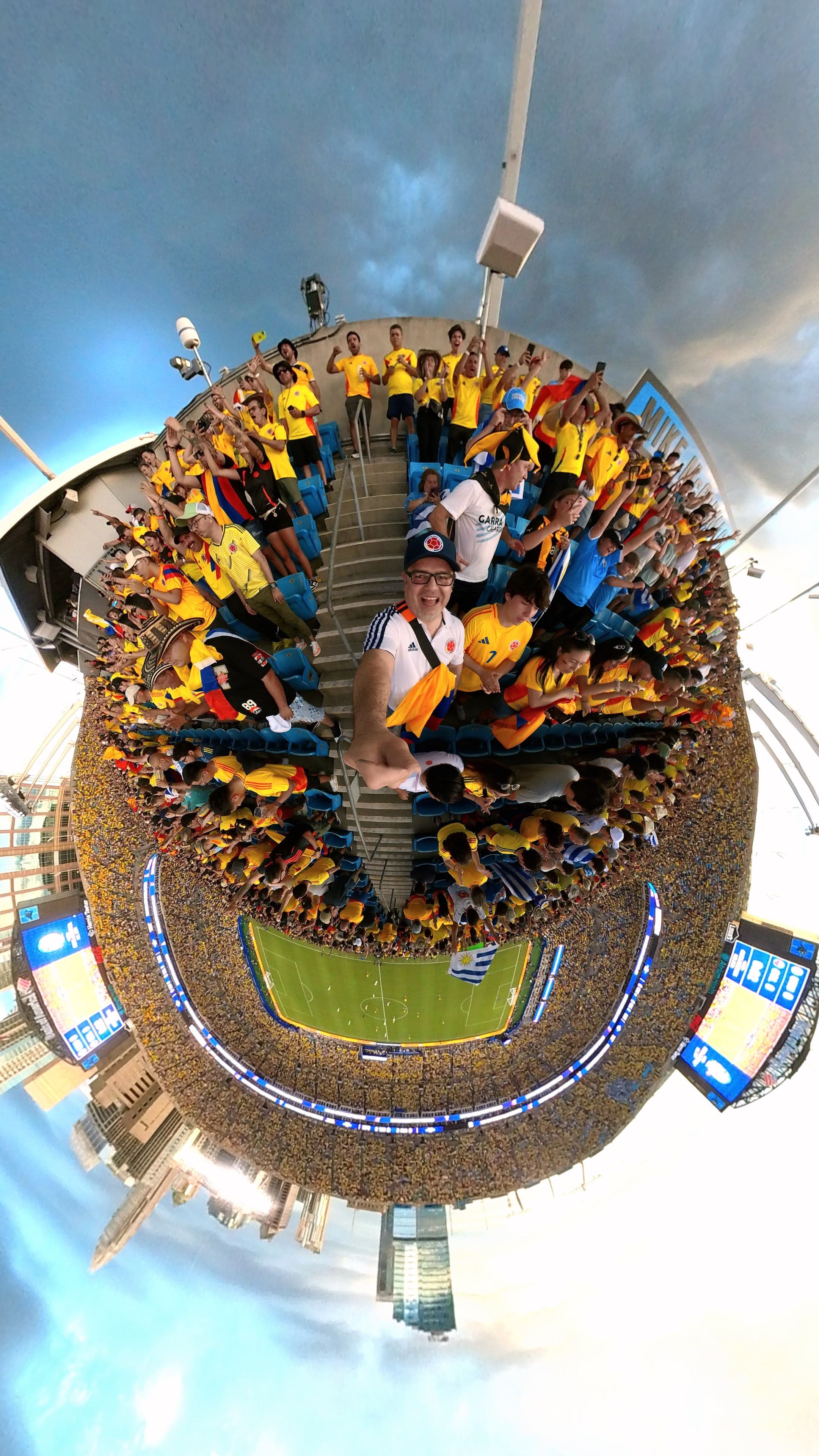 A 360-Degree Panorama of Passion: Colombia vs. Uruguay in the Copa America