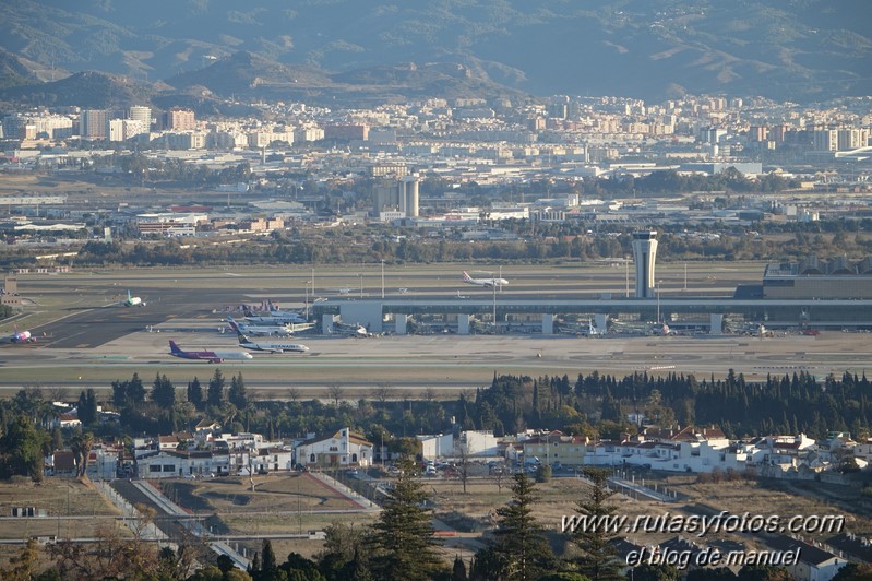 Sierra de Mijas desde Churriana hasta Osunillas