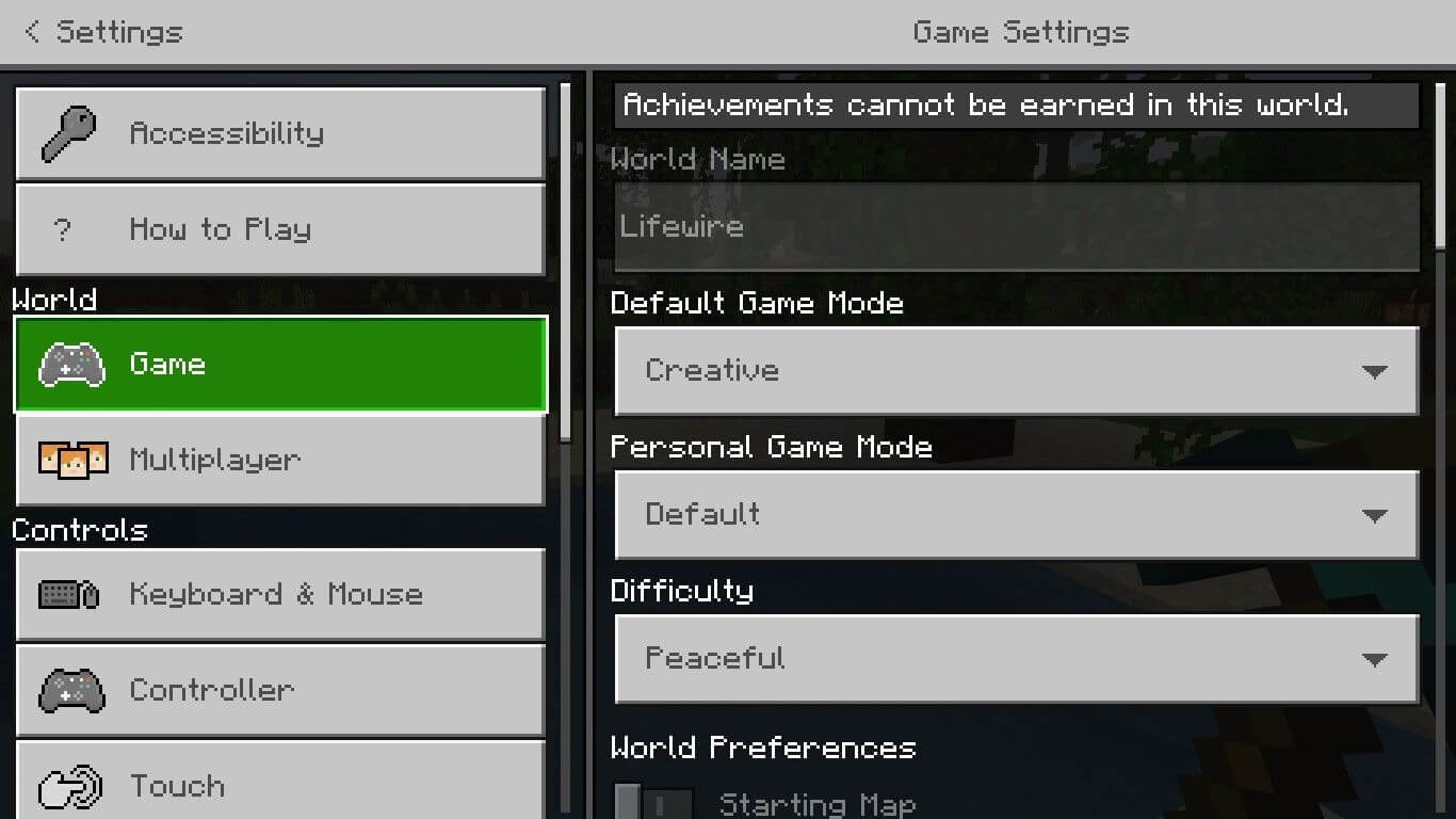 How to Adjust Minecraft's Difficulty on PS5