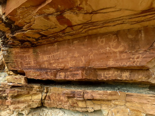 Panel below an overhang