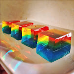 Finger, Jello, Rainbow, recipe, summer treat, 彩虹, 果凍