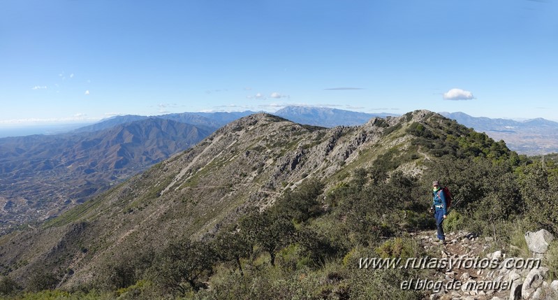 Sierra de Mijas desde Puerto Colorado