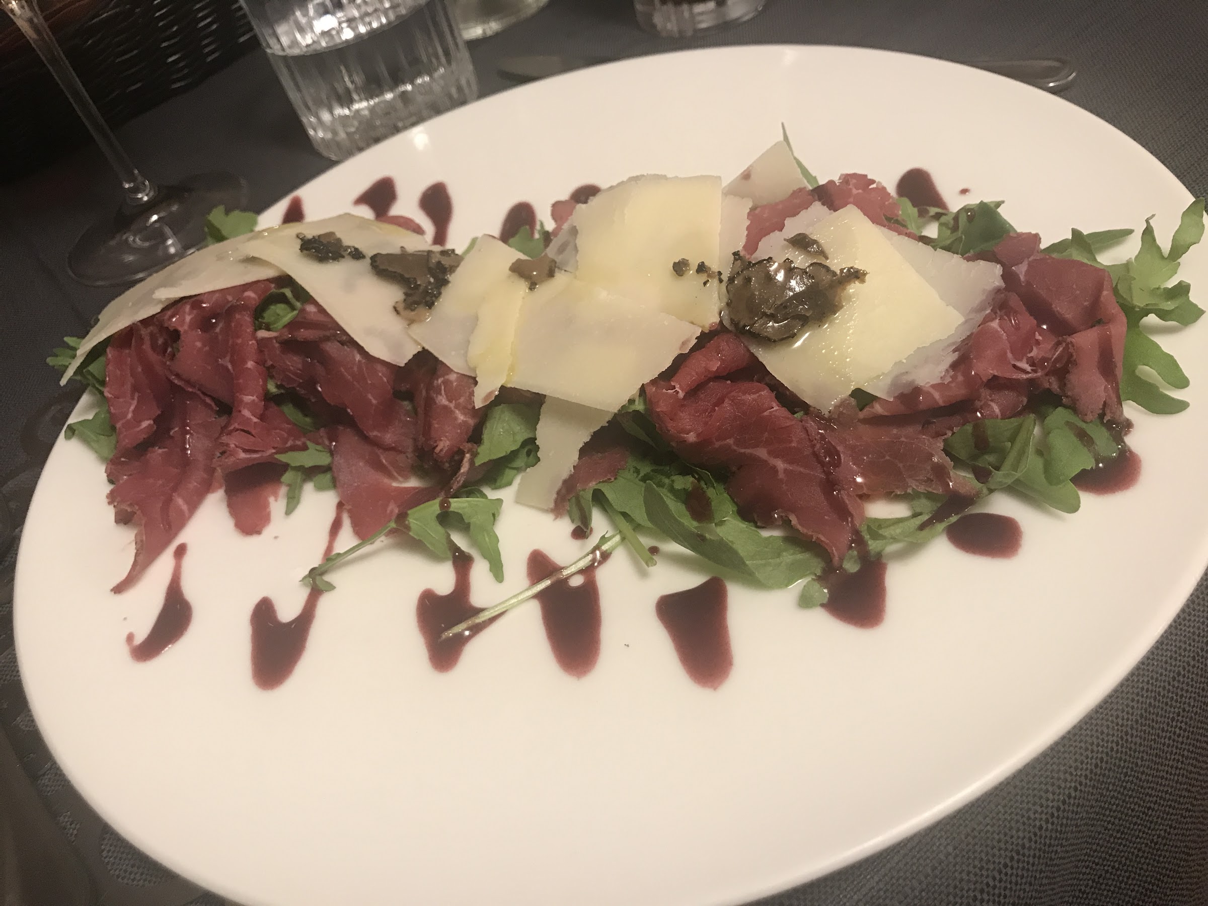 Carpaccio at Il Biondo