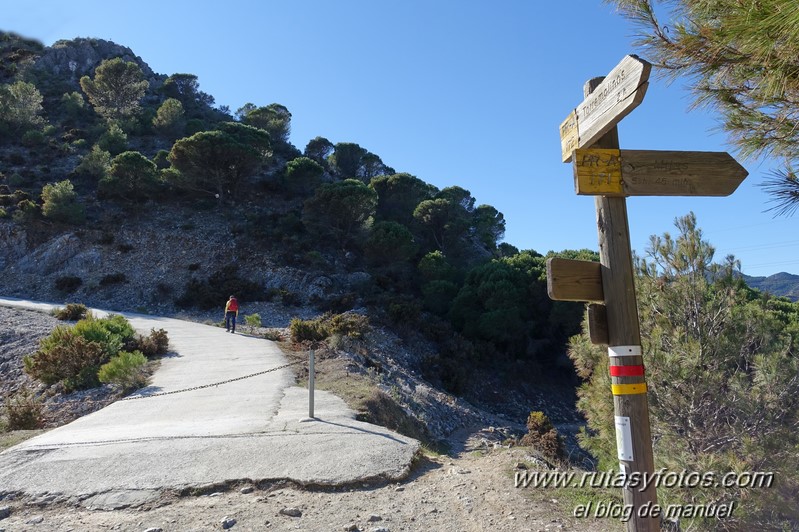 Sierra de Mijas desde Churriana hasta Osunillas