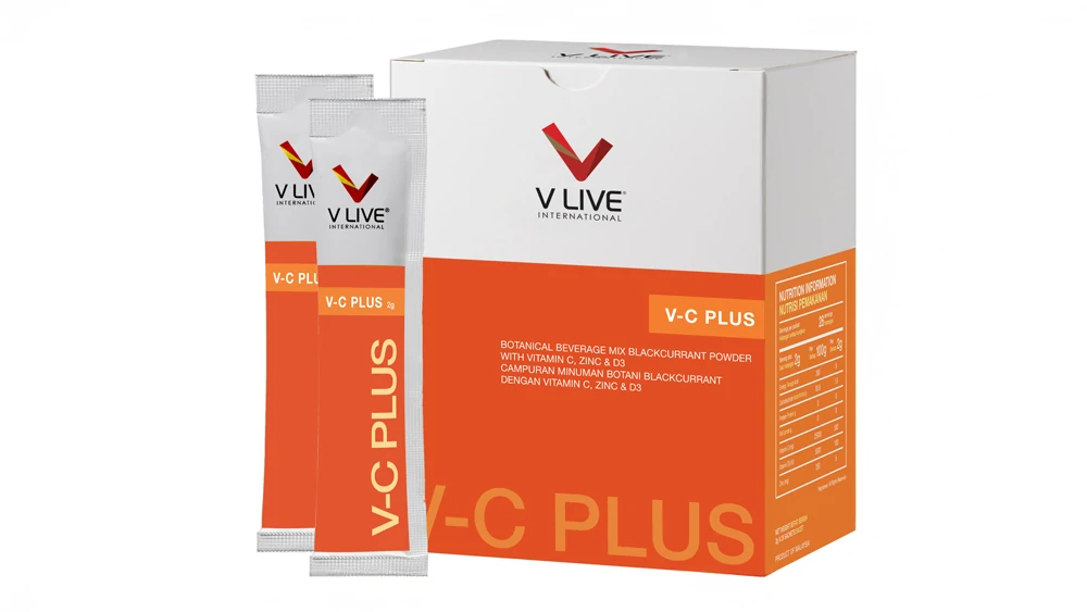 Hòa 1 gói V-C Plus pha với 150ml nước khuấy đều và dùng từ 2 – 3 gói/ngày