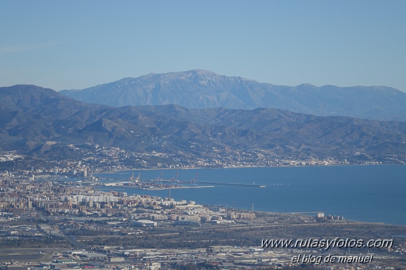 Sierra de Mijas desde Churriana hasta Osunillas