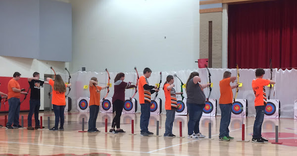 Knox County Archery Teams at Corbin Snowball Shoot