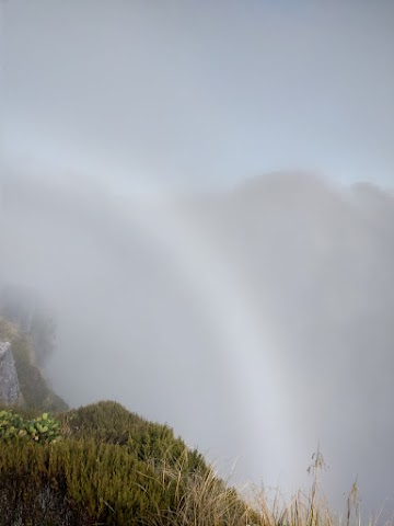 MacKinnon Pass Fog Bow White Rainbow