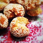 Balls, chinese, cookie, Laughing, laughing cookie, recipe, sesame, Smiling, smiling cookie, 笑口棗