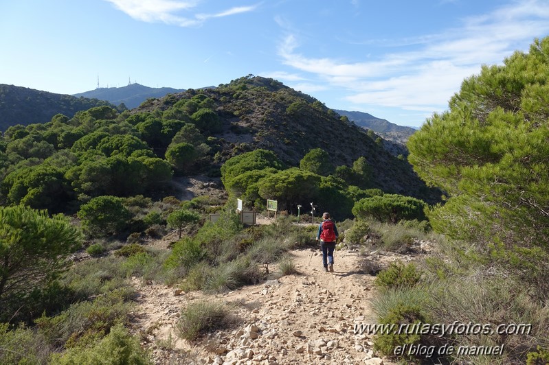 Sierra de Mijas desde Churriana hasta Osunillas