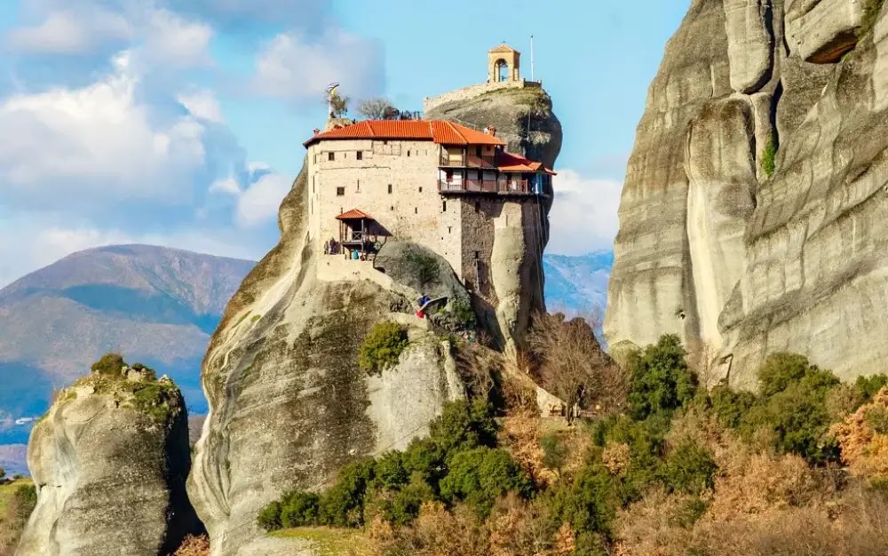 Os mosteiros sagrados de Meteora na Grécia