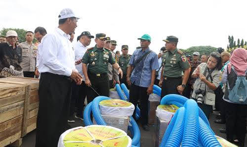 Apel Siaga Alsintan, Kodam Brawijaya Komitmen Dongkrak Ketahanan Pangan di Jatim