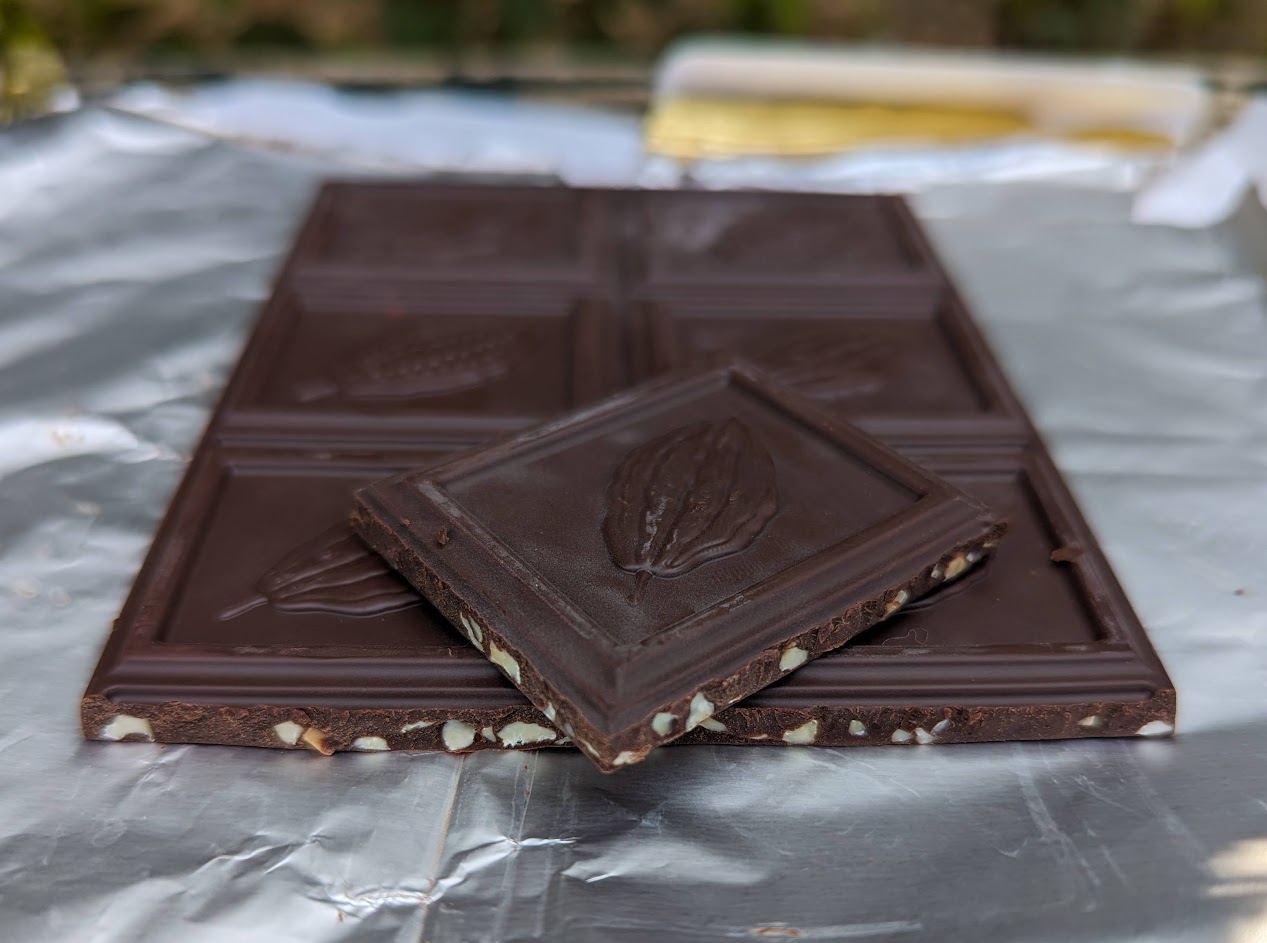 75% Dark Chocolate with Hazelnuts by Orset