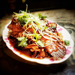 bean curd skin, chinese, feast, festival, fish, Fish Tail, Garoupa, grouper, recipe, Red Braised, Roast Pork, 斑尾, 枝竹, 紅燒, 紅燒斑尾, 腐竹