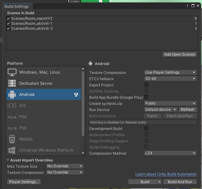 Unity Scene 2