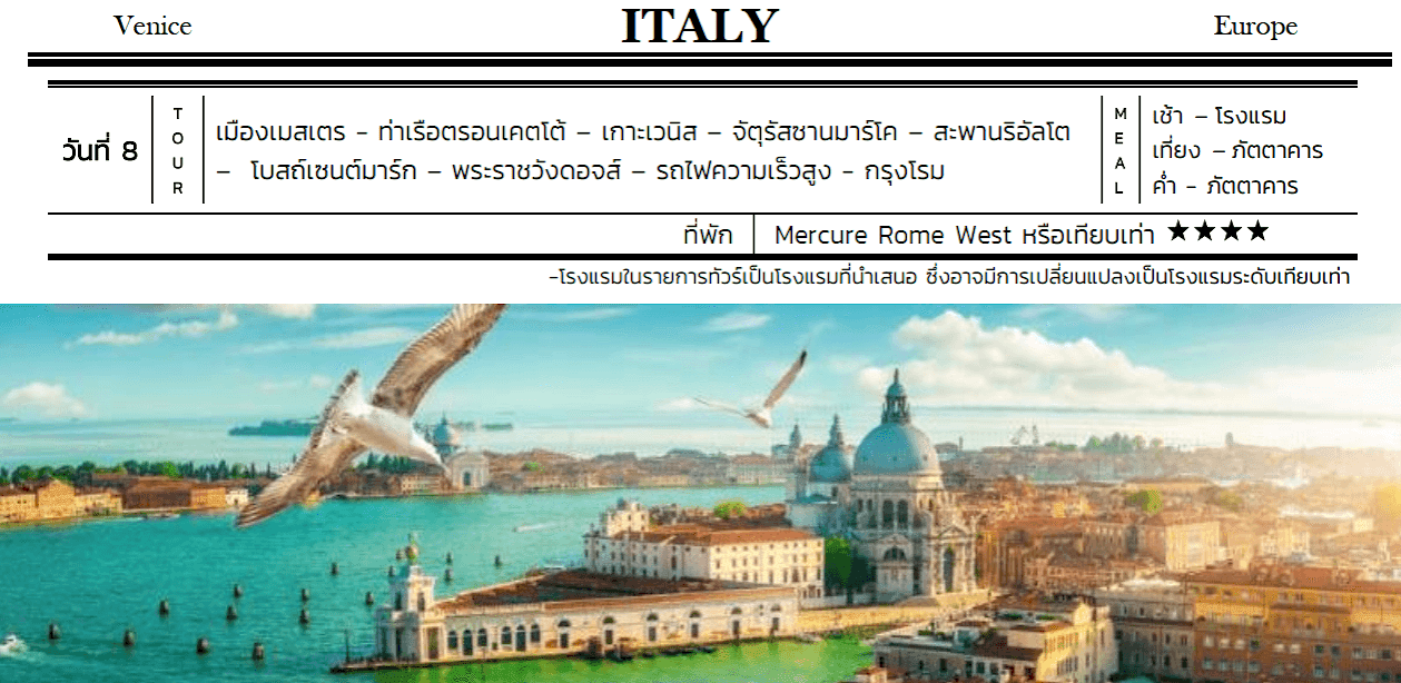 itinerarary detail