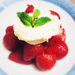 cream, dessert, Mint, recipe, Strawberries, summer, White Chocolate