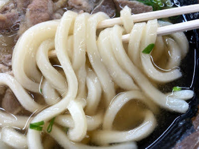 讃岐うどんむらさき肉うどん