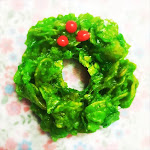 christmas cookie, christmas wreath cookie, easy, no bake, recipe