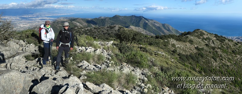 Sierra de Mijas desde Puerto Colorado