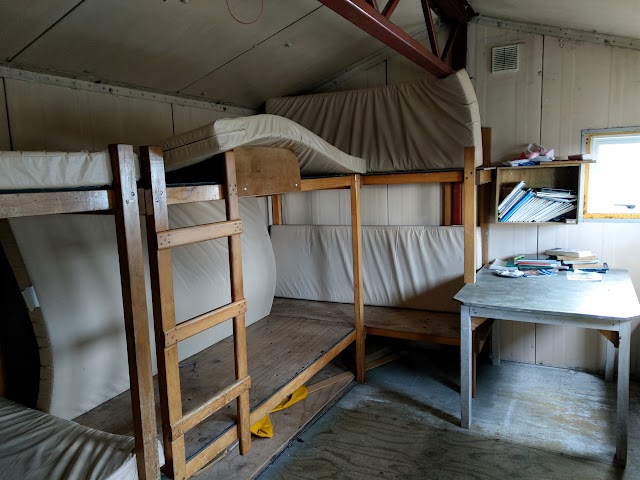 Barker Hut interior bunk beds