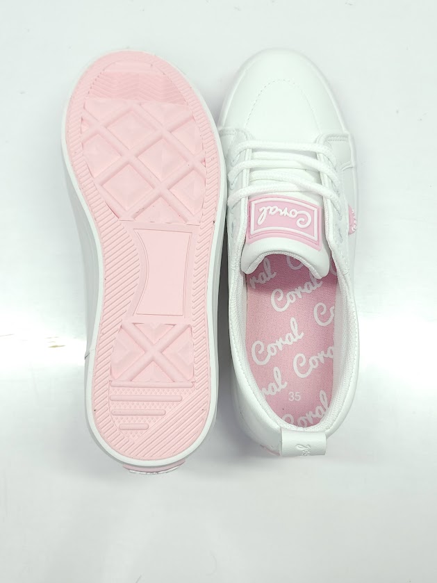 Tenis Coral JULES 4 ALL WHITE para dama