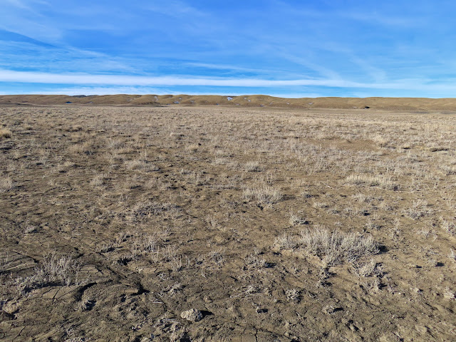 A flat, barren walk