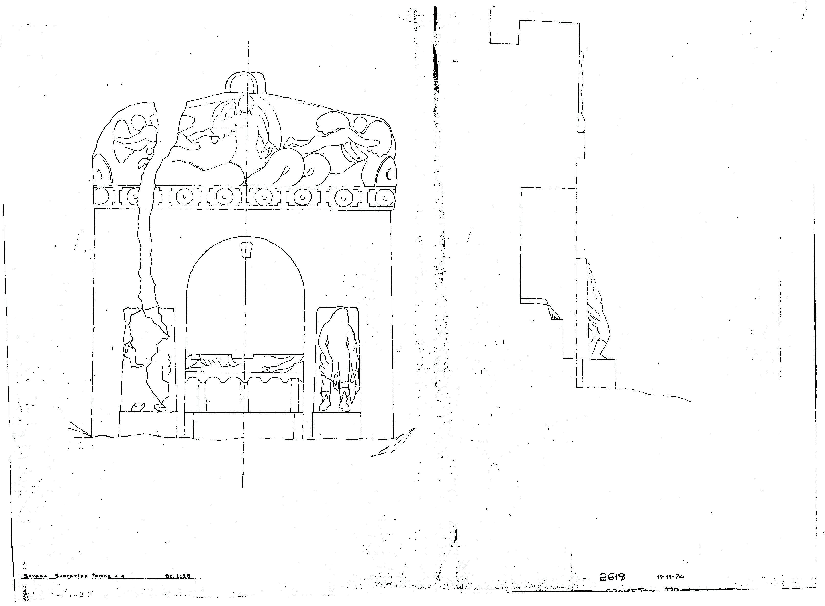 Sopraripa t.4, Tomba della Sirena - La Fontana (tomba a edicola) [Catalogo generale dei Beni Culturali]