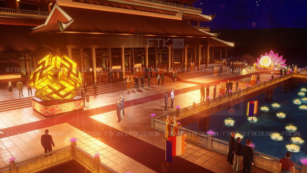 Tổng thể Concept sự kiện Đại Lễ Phật Đản (Vesak Việt Nam)