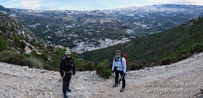 Sierra de Mijas desde Puerto Colorado