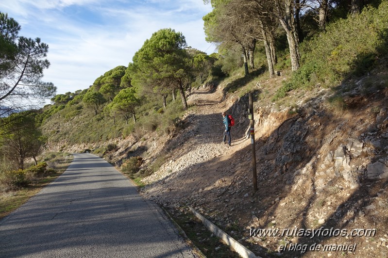 Sierra de Mijas desde Churriana hasta Osunillas