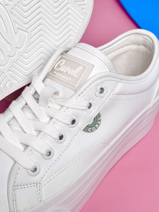 Tenis Coral Pasqualina All White para Dama