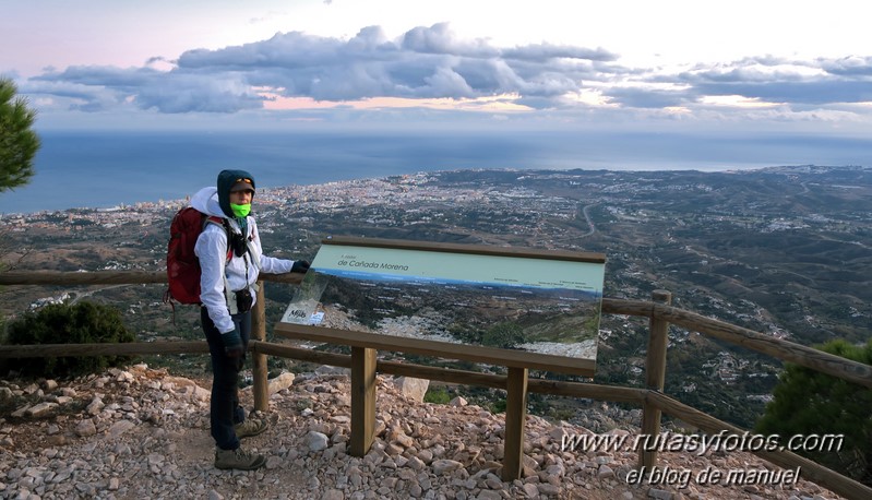 Sierra de Mijas desde Puerto Colorado