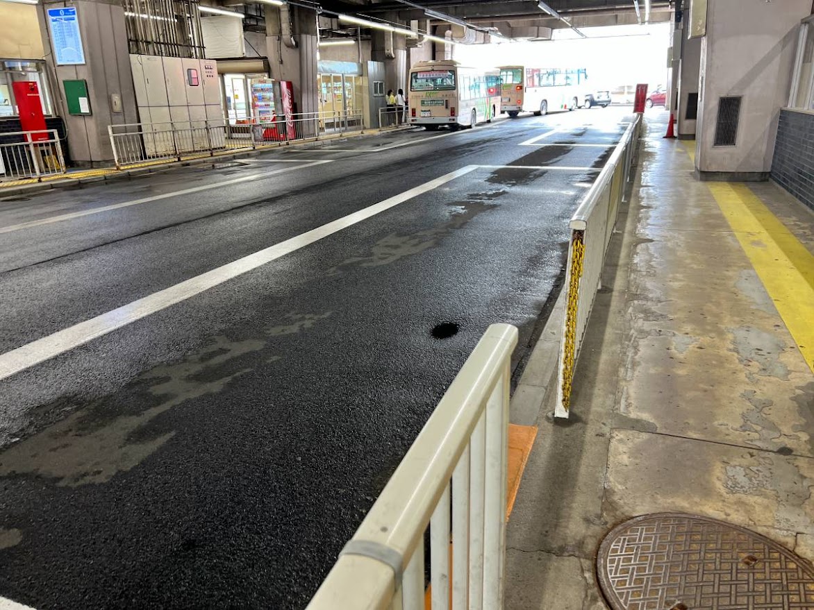 弘前バスターミナル・降車場所のイメージ
