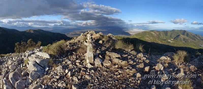 Sierra de Mijas desde Puerto Colorado