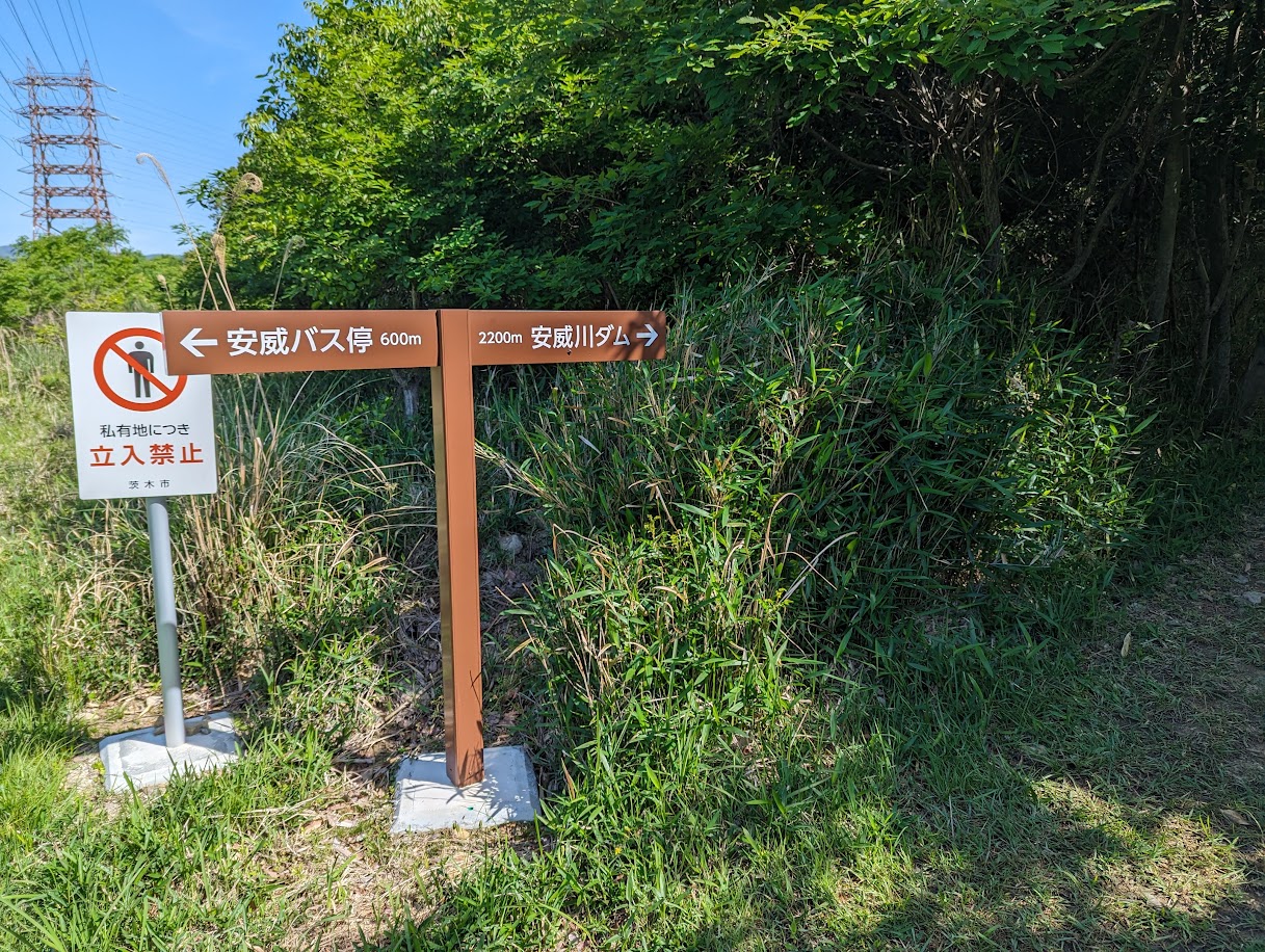 分岐の標識