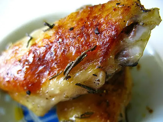 chicken wings, recipe, organic, rosemary, rosemary chicken wings, baked